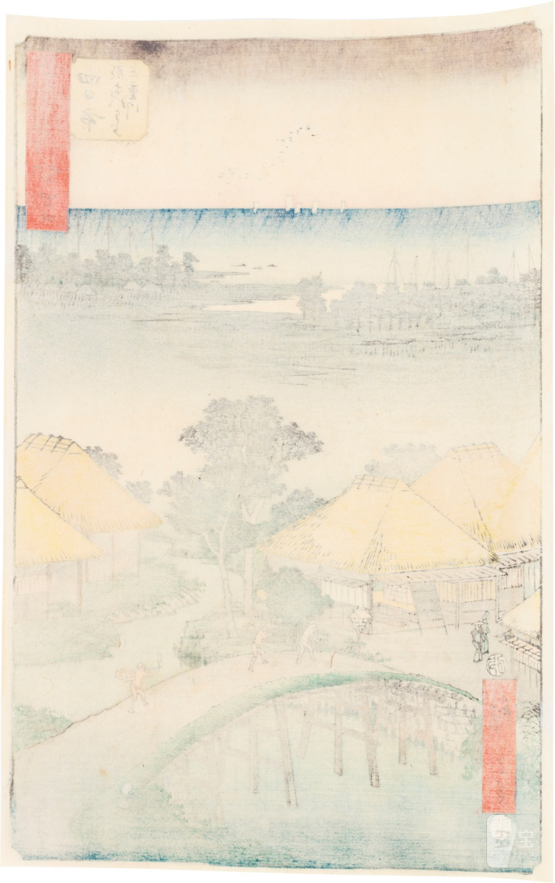Utagawa Hiroshige (1797-1858) | The complete set of Famous Sights of the Fifty-three Stations (Gojusan tsugi meisho zue), also known as the Vertical Tokaido | Edo period, 19th century - 图94